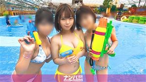 GANA-2334 Picking Up A Trio That Shines Outstandingly In The Pool If You Play With Each Other And Bring Them To The Hotel You Will Be In A Sexual State Before You Know It Get Out Of The Excitement And Move To Another Room And Sex As It Is Its