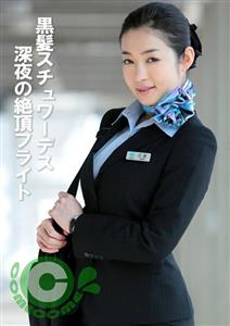 PYU-377 Blackhaired Stewardess Midnight Orgasm Flight